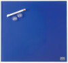 nobo Glas-Magnettafel, (B)450 x (H)450 mm, blau