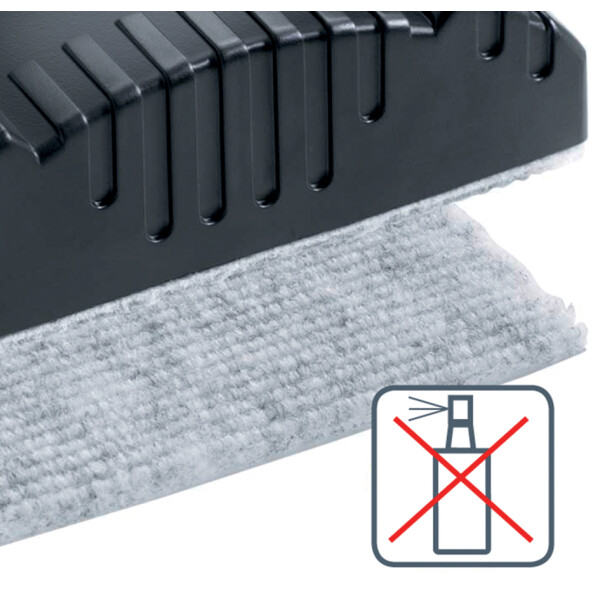 nobo Tafellöscher-Nachfüllpack Löschfilz, grau