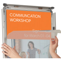 nobo Plakatrahmen Premium Plus, DIN A4, silber