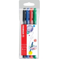 STABILO Fasermaler pointMax, 4er Kunststoffetui
