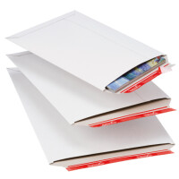 ColomPac Versandtasche, aus weißer Vollpappe, DIN C4