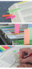 Kores Pagemarker - Folie, 12 x 45 mm, Neonfarben