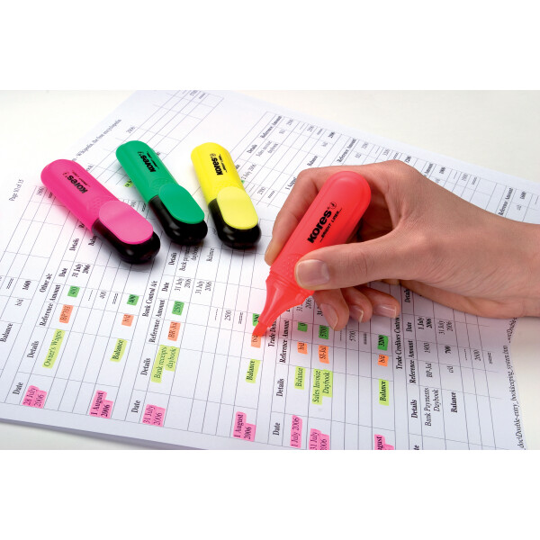 Kores Textmarker "BRIGHT LINER", Farbe: gr&uuml;n