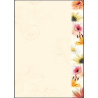 sigel Design-Papier, DIN A4, 90 g qm, Motiv "Sunflower"