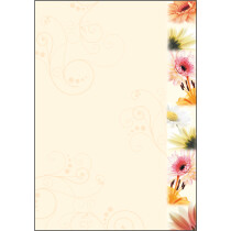 sigel Design-Papier, DIN A4, 90 g qm, Motiv "Rose Bloom"