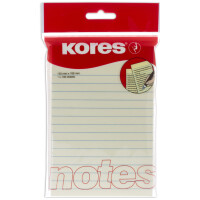 Kores Haftnotizen "Pastell-gelb", 150 x 100 mm,...
