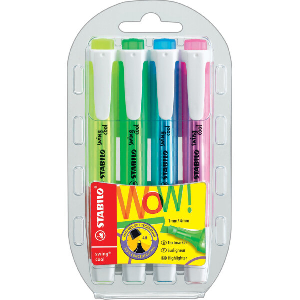 STABILO Textmarker swing cool, 8er Kartonetui