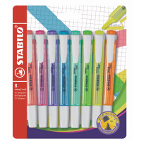 STABILO Textmarker swing cool, 8er Kartonetui