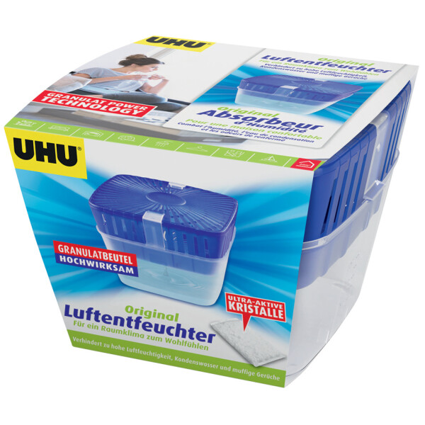 UHU Luftentfeuchter, f&uuml;r R&auml;ume bis 45 cbm, 450 g