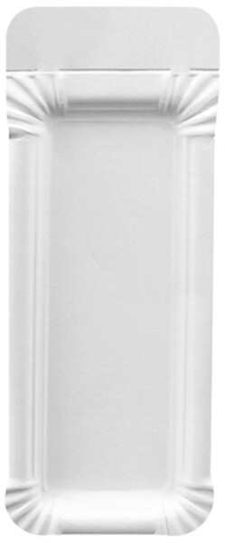 PAPSTAR Wurstpappe "pure" eckig, 80 x 210 mm, weiß