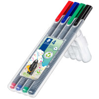 STAEDTLER Fineliner triplus, 4er Etui