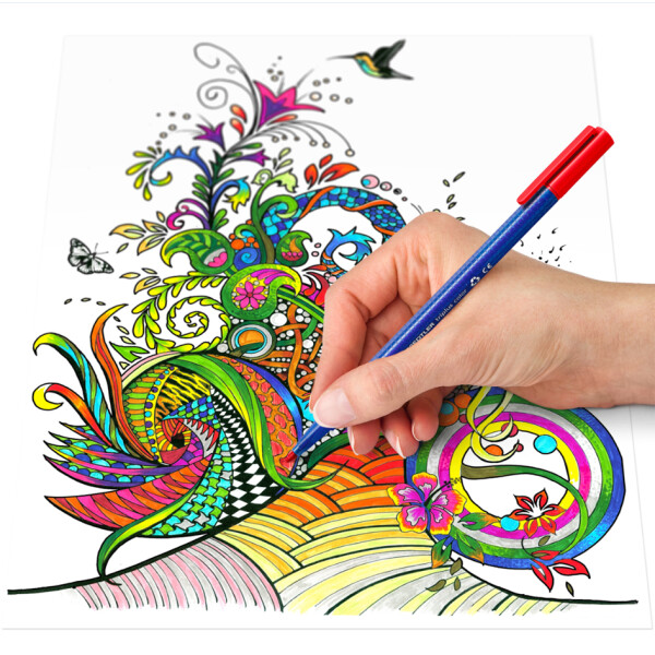 STAEDTLER Fasermaler triplus, 10er Etui