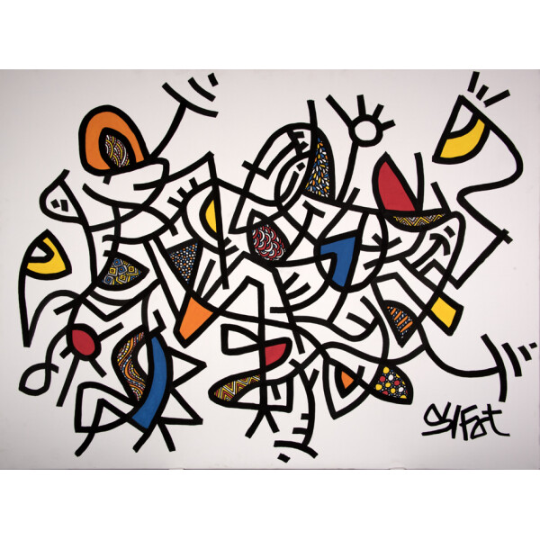 POSCA Pigmentmarker PC-5M, 4er Etui, neonfarben