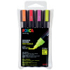 POSCA Pigmentmarker PC-5M, 4er Box, neonfarben