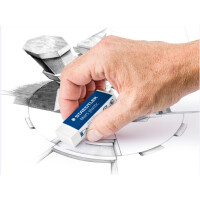 STAEDTLER Kunststoff-Radierer Mars plastic mini, weiß