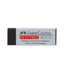 FABER-CASTELL Kunststoff-Radierer DUST-FREE, schwarz