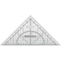 FABER-CASTELL Geometriedreieck GRIP groß, mit Griff