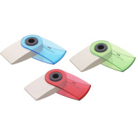 FABER-CASTELL Kunststoff-Radierer SLEEVE MINI, sortiert