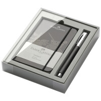 FABER-CASTELL Schreibgeräte-Set Ambition Edelharz,...