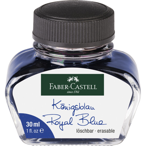 FABER-CASTELL Tinte im Glas, k&ouml;nigsblau, Inhalt: 62,5 ml