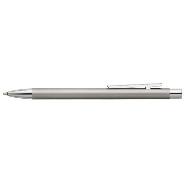 FABER-CASTELL Kugelschreiber NEO Slim Edelstahl, matt