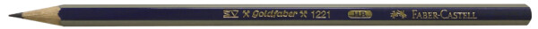 FABER-CASTELL Bleistift GOLDFABER, sechseckig, Härtegrad: 4B
