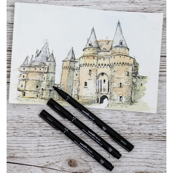 uni-ball Fineliner PIN 05200 N, schwarz