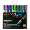 POSCA Pigmentmarker PC-5M, 8er Box, kalte Farben