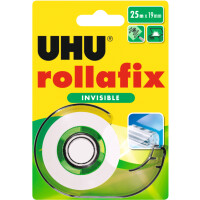UHU Klebefilm rollafix invisible, inkl. Handabroller