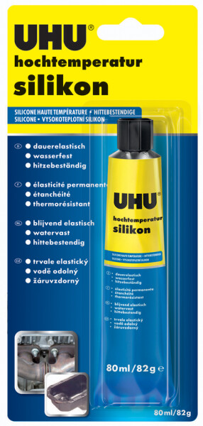 UHU Hochtemperatur-Silikon, 80 ml Tube, schwarz - Werkzeuge / Zubehör