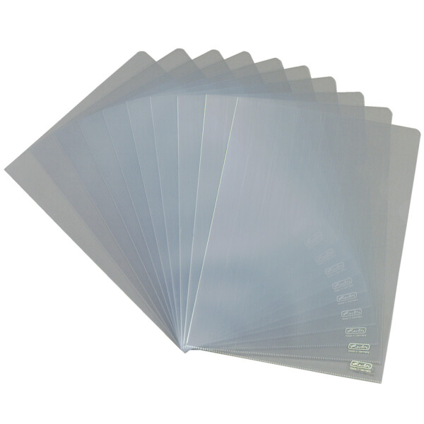 herlitz Sichthülle, DIN A4, PP, transparent, 0,09 mm