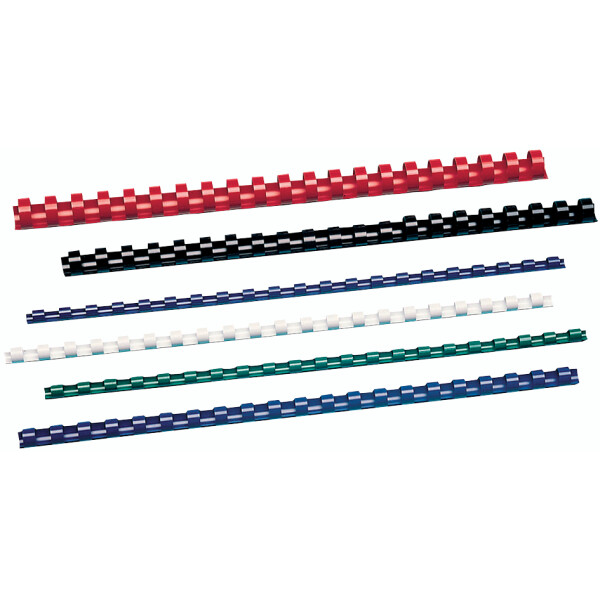 GBC Plastikbinderücken CombBind, DIN A4, 6 mm, schwarz