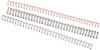 GBC Drahtbinderücken WireBind, A4, 21 Ringe, 10 mm, silber