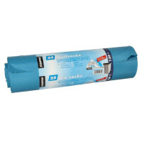 STARPAK Müllsäcke LDPE, 120 Liter, blau