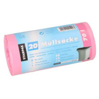 STARPAK Mülleimerbeutel HDPE, 60 Liter, weiß