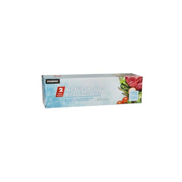 STARPAK Gefrierbeutel 6 Liter, 300 x 460 mm, transparent