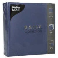 PAPSTAR Lunch-Servietten, 320 x 320 mm, 3-lagig, dunkelblau