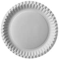 STARPAK Papp-Teller, rund, 230 mm, weiß, 100er