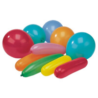 PAPSTAR Luftballons, Farben und Formen sortiert
