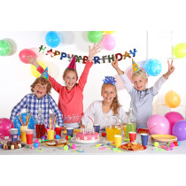 PAPSTAR Girlanden-Kette "Happy Birthday"