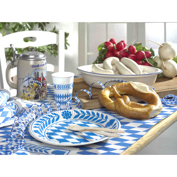 PAPSTAR Wimpelkette "Bayrisch Blau", aus Folie