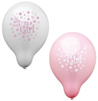 PAPSTAR Luftballons "Its a Girl", rosa...