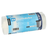 STARPAK Müllsäcke HDPE, 120 Liter, gelb