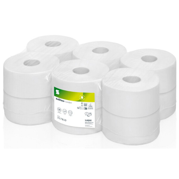 satino by wepa Gro&szlig;rollen-Toilettenpapier Comfort, 320 m