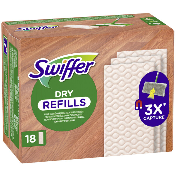 Swiffer Trocken-Wischt&uuml;cher "Holz &amp; Parkett", Nachf&uuml;ll-