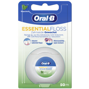 Oral-B Zahnseide Essentialfloss, 50 m, Minzgeschmack
