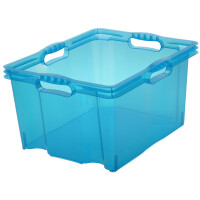 keeeper Aufbewahrungsbox "franz", 24 Liter, blau