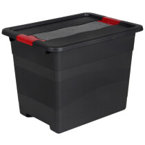 keeeper Aufbewahrungsbox "eckhart", 24 Liter, graphite rot