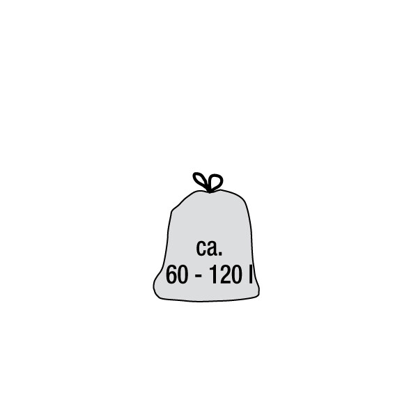 keeeper Abfalleimer "swantje", 50 Liter, graphite silber