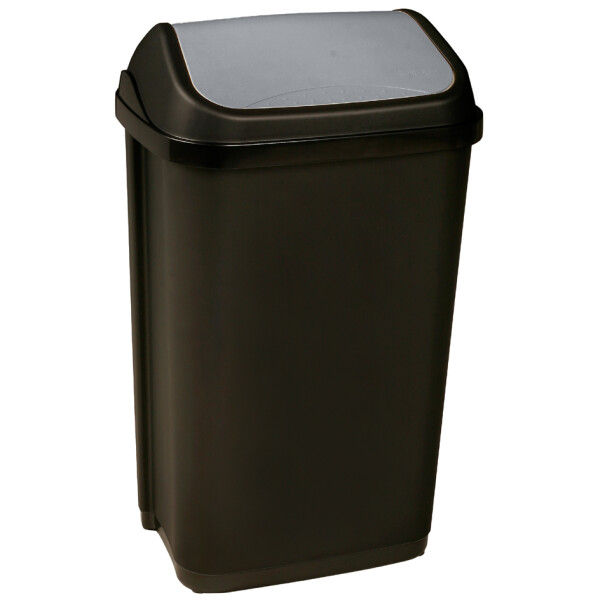 keeeper Abfalleimer "swantje", 50 Liter, graphite silber
